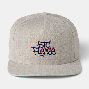 "BTC Please" (Color) Snap Back Hat