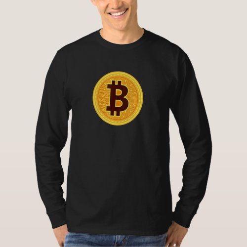 Btc Ticker Symbol Bitcoin Cryptocurrency T-Shirt