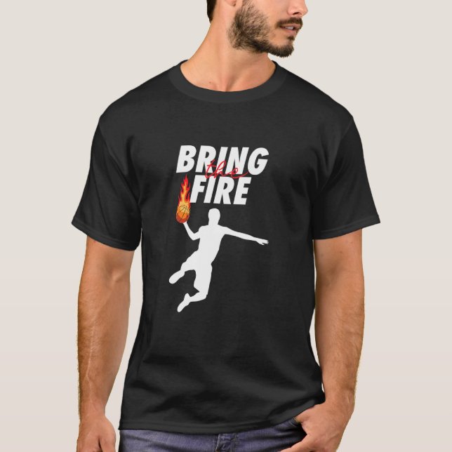 Btf Basket Baller By Berts T-Shirt (Front)