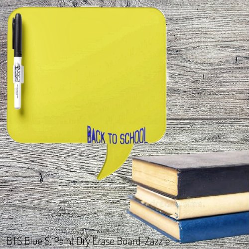 BTS Blue S Paint   Dry Erase Board