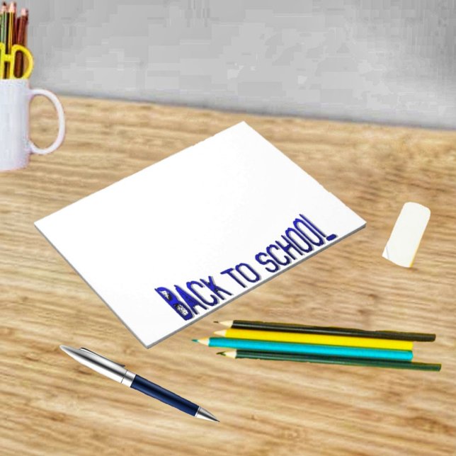 BTS Blue S Paint    Notepad (This notepad with its fun design, is imprinted on every page, for you to enjoy!)