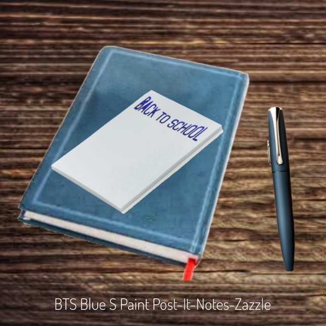 BTS-Blue-S.Paint Post-it Notes (Creator Uploaded)