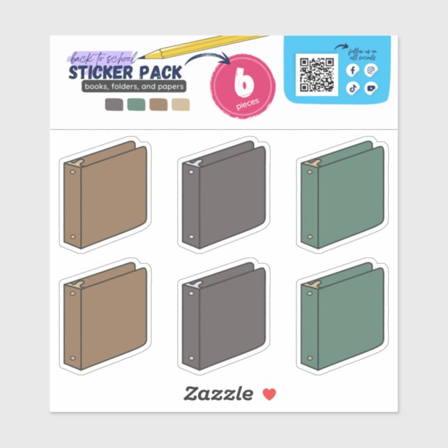 BTS- BOOKS, PAPERS (3RING BINDER) STICKER (Sheet)