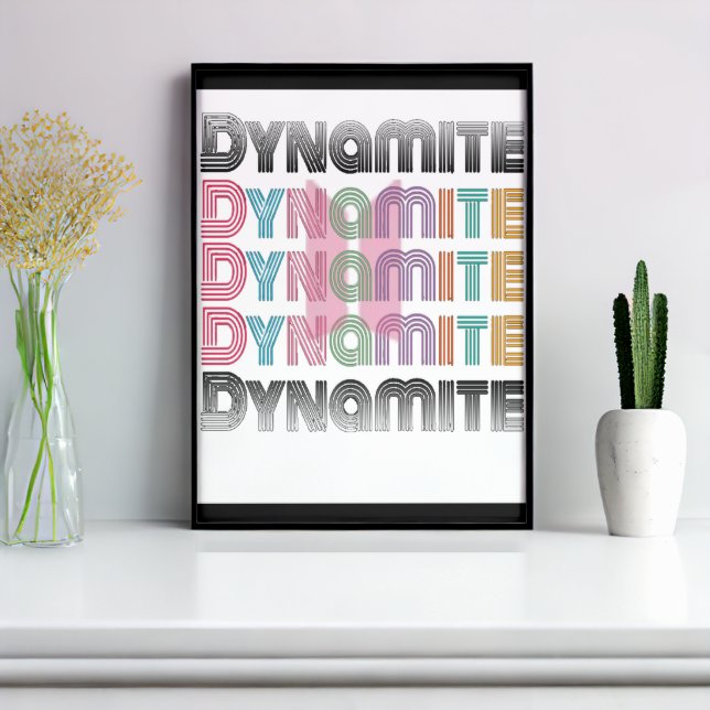 BTS DYNAMITE HOBI ( NEW SONG ) POSTER | Zazzle