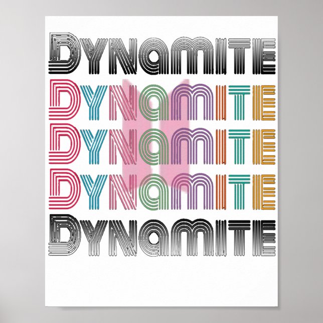 BTS DYNAMITE HOBI ( NEW SONG ) POSTER (Front)