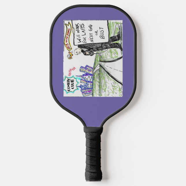 BTS on the Road Pickleball Paddle (Front)