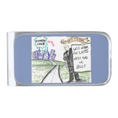 BTS on the Road  Silver Finish Money Clip