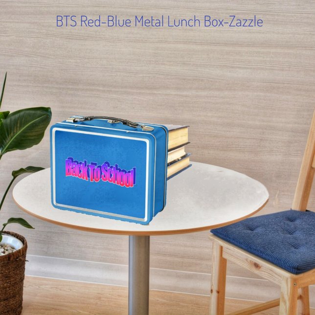 BTS-Red-Blue  Metal Lunch Box (Creator Uploaded)