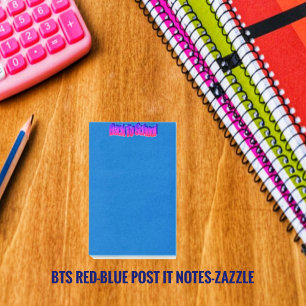 BTS-Red-Blue   Post-it Notes
