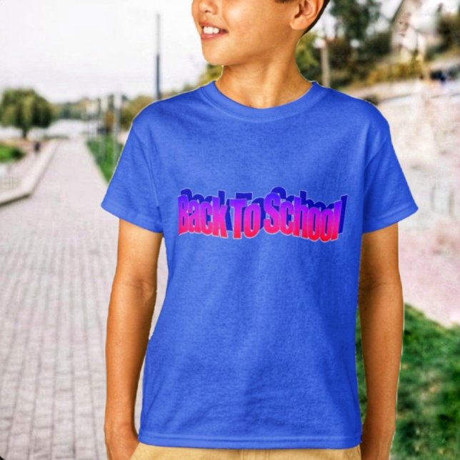 BTS-Red-Blue   T-Shirt (School's here, and your child will be ready, wearing the BTS Red-Blue T-Shirt!)
