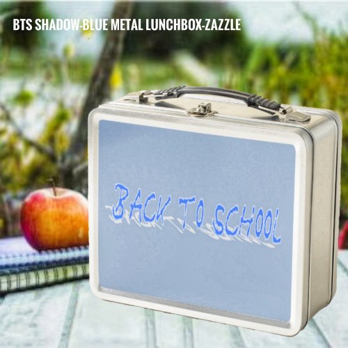 BTS Shadow_Blue Metal Lunch Box