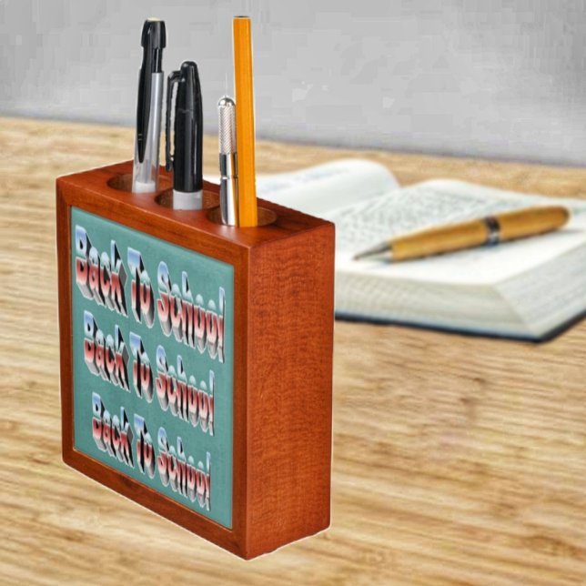 BTS Three-Tone   Desk Organizer (A snazzy, desk organizer, for your office, or desk, at school!)