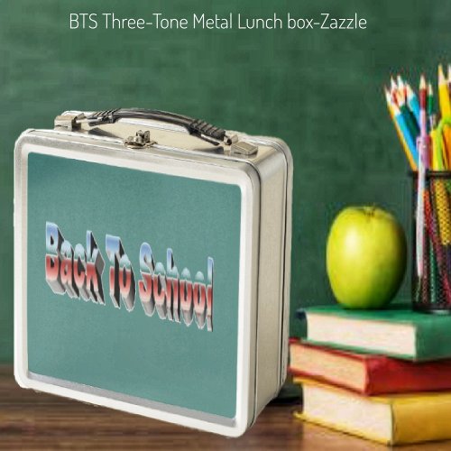 BTS Three_Tone   Metal Lunch Box