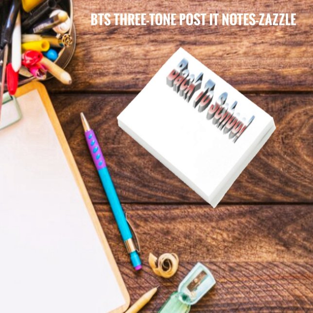 BTS-Three-Tone Post-it Notes (Creator Uploaded)