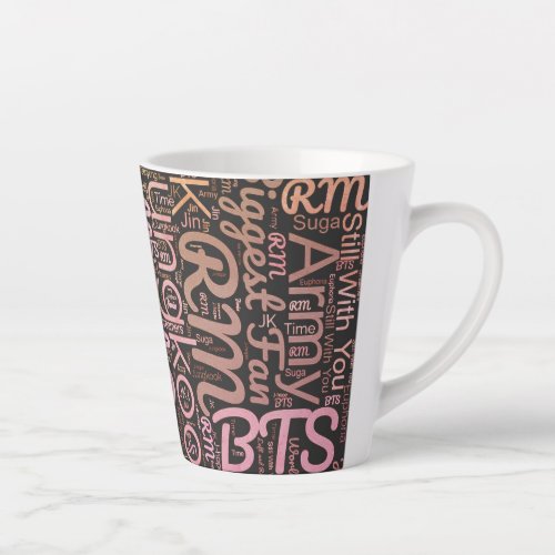 BTS wordcloud Mug
