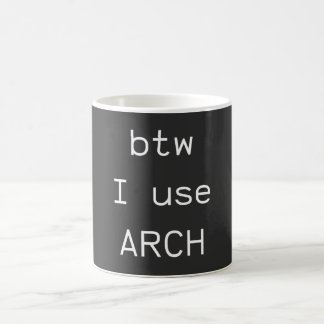 Btw... I use Arch Linux Color Morph Mug