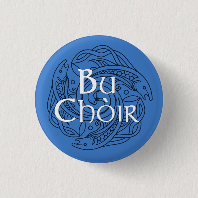 Bu Choir Pinback Button (Front)