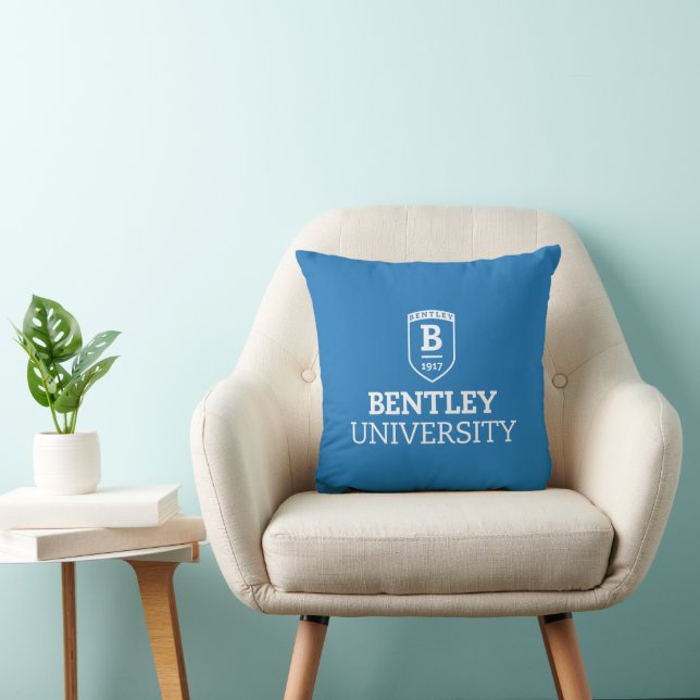 BU Shield Throw Pillow (Chair)
