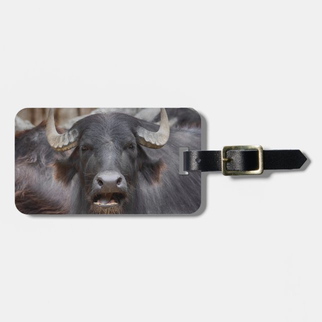 Bubalus bubalis luggage tag (Front Horizontal)