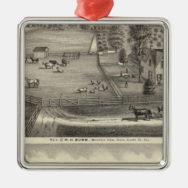 Bubb residences metal ornament (Front)