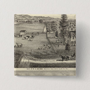 Bubb residences pinback button