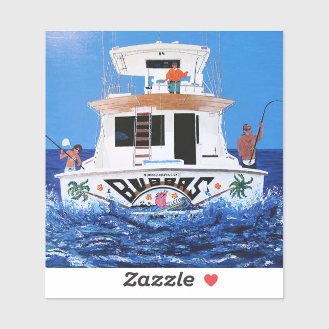 Bubba boat sticker (Sheet)