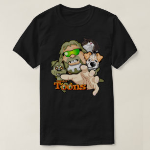 Bubba, Frodo, Nate and Simba the Cat T-Shirt