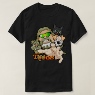 Bubba, Frodo, Nate and Simba the Cat T-Shirt