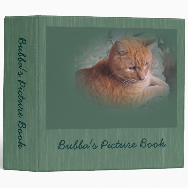Bubba the Orange Tabby Tomcat Binder (Front/Spine)