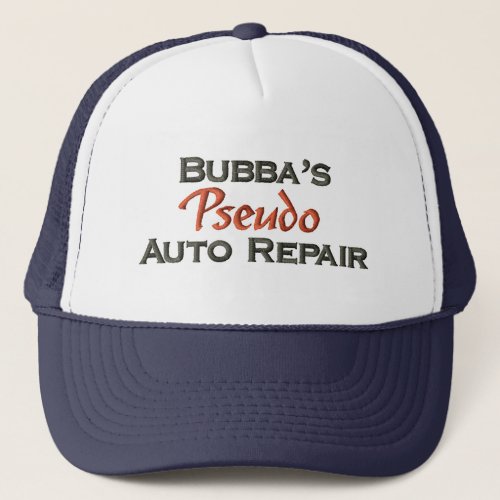 Bubba Weekend Mechanic Trucker Hat