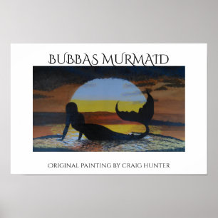 Bubbas mermaids poster
