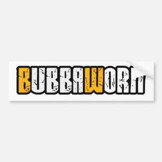 BubbaWorn bumper sticker