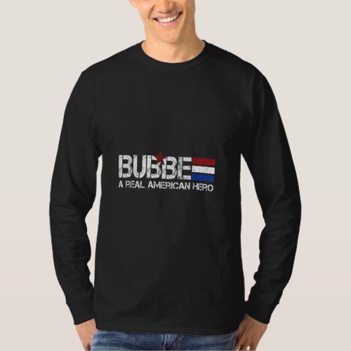 Bubbe A Real American Hero Vintage Fathers Day  T_Shirt