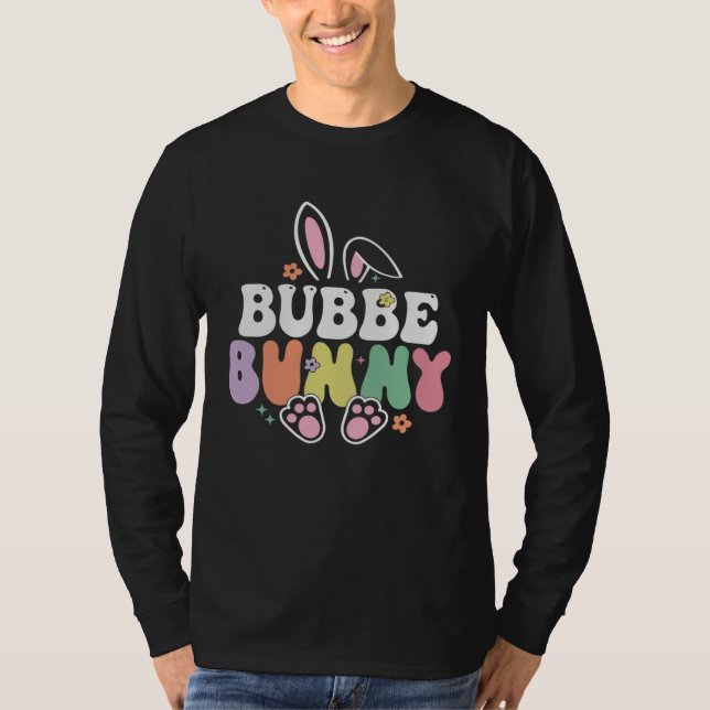 Bubbe Bunny Women Easter Day Rabbit Grandma Family T-Shirt (Front)