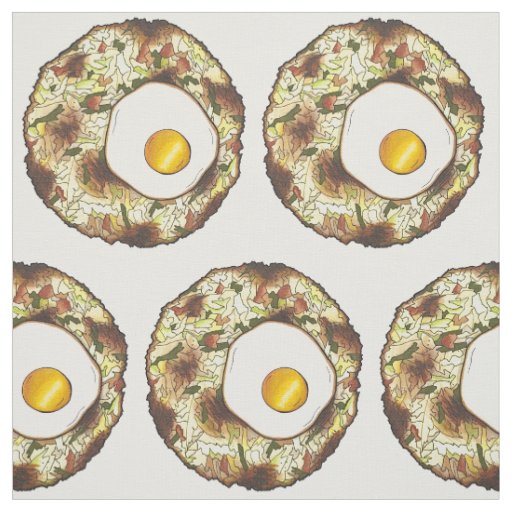 Bubble and Squeak Brunch UK British Food Cuisine Fabric