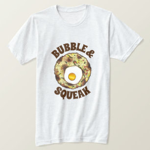 Bubble and Squeak Brunch UK British Food Cuisine T-Shirt