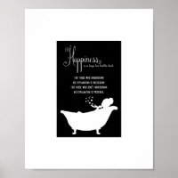 Bubble Bath Happiness Poster
