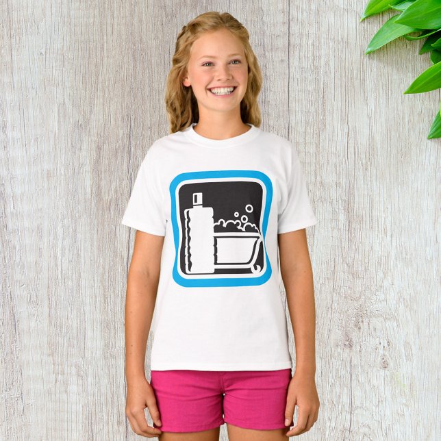 Bubble Bath Icon Relaxing Bathroom Spa T-Shirt (Creator Uploaded)