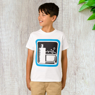 Bubble Bath Icon Relaxing Bathroom Spa T-Shirt