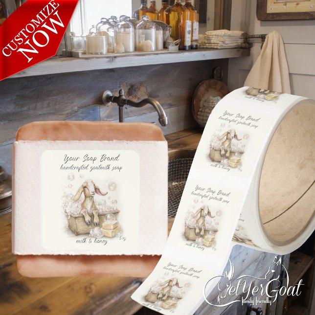 Bubble Bath Nubian Handmade Goatmilk Soap Label (Creator Uploaded)