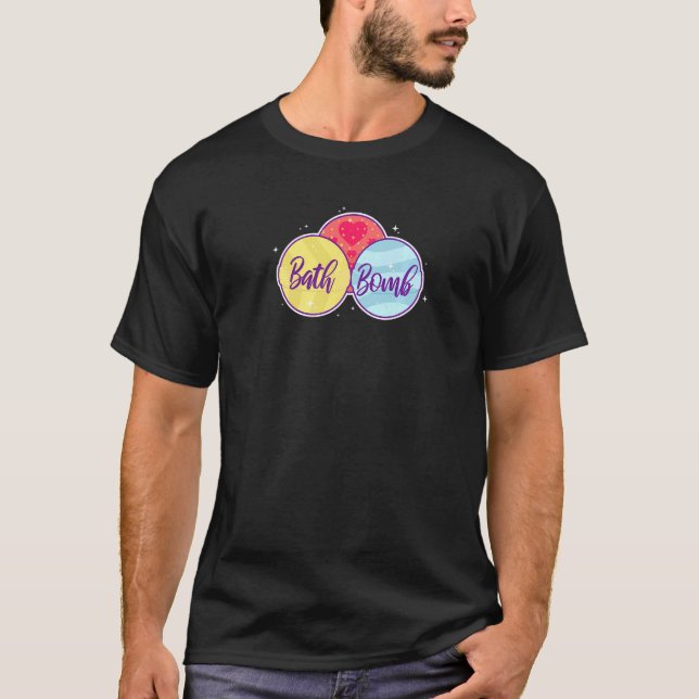 Bubble Bathtub Relaxation Bath Bombs Enthusiast 1 T-Shirt (Front)