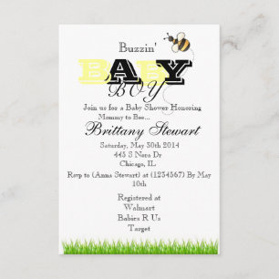 Bubble Bee Invitation