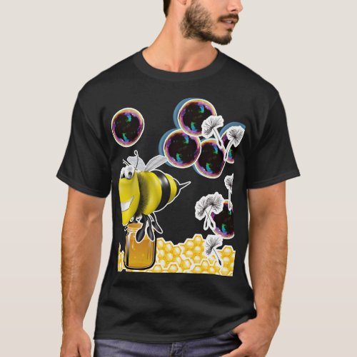 Bubble Bee _ The Busy  Sweet Working Bee T_Shirt