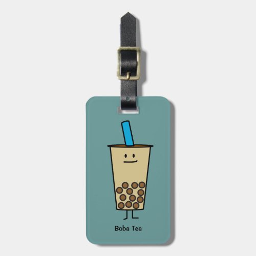 Bubble Boba Pearl Milk Tea Tapioca balls Luggage Tag