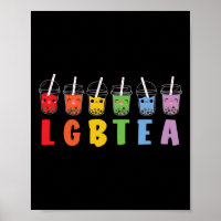 Bubble Boba Tea LGBTea LGBT Pride Rainbow