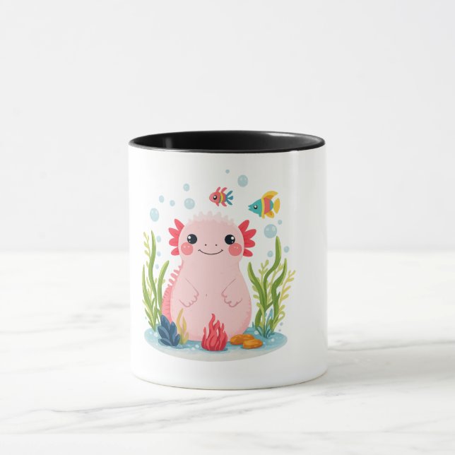 Bubble Buddy Axolotl Mug (Center)