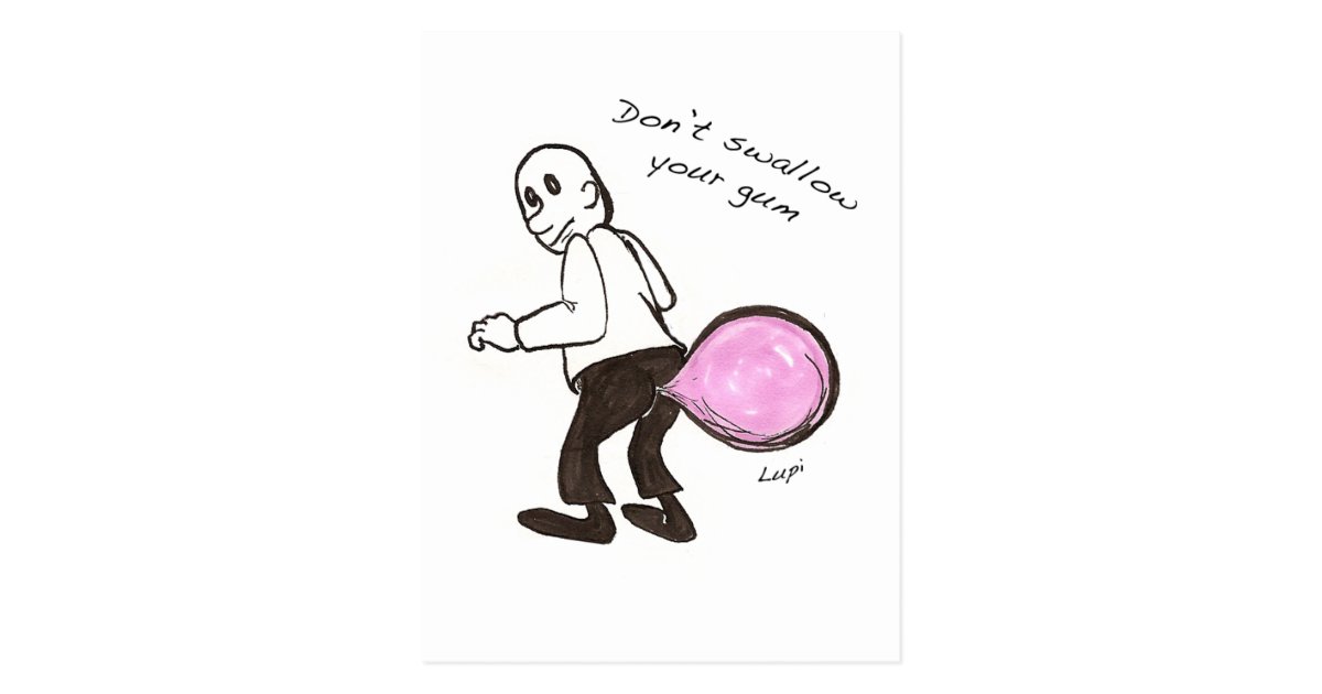 Bubble Butt Postcard Zazzle