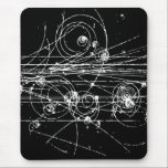 Bubble Chamber Mouse Pad<br><div class="desc">Paths of subatomic particles... </div>