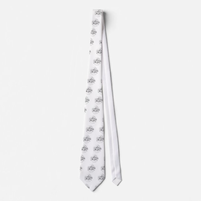 Bubble Chamber Neck Tie (Front)