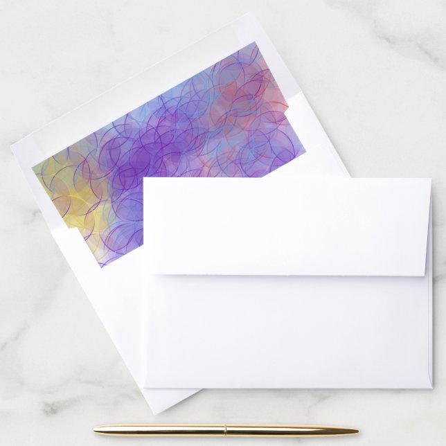 Bubble Colors Envelope Liner (Desk)